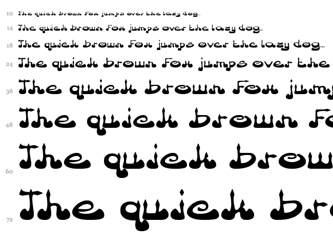 Arabian Prince font waterfall